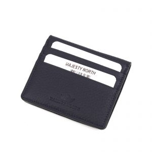 Majesty North 1352 Hakiki Deri Kartlık Lacivert