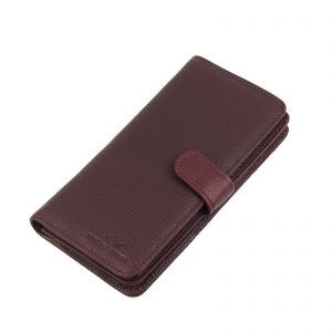 Majesty North 3023 Telefon Girişli Bordo Deri Cüzdan
