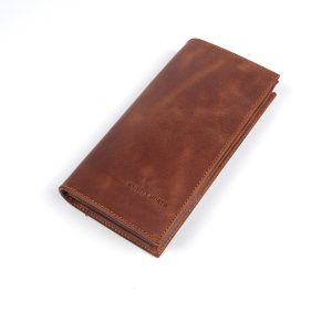 Majesty North 3018 Mıknatıslı Telefon Girişli Crazy Taba Deri Cüzdan