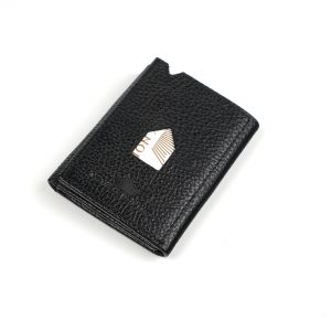 Majesty North 530 Hakiki Deri Kartlık Siyah