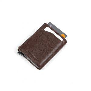 Majesty North 760 Deri Mekanizmalı Kartlık – Kahverengi