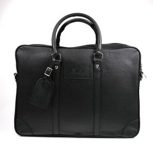 Majesty North Siyah Suni Deri Unisex Evrak / Laptop Çantası