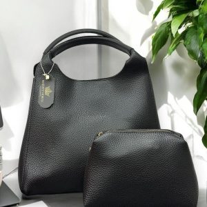 Majesty North 2255 Siyah Yavrulu Deri Çanta